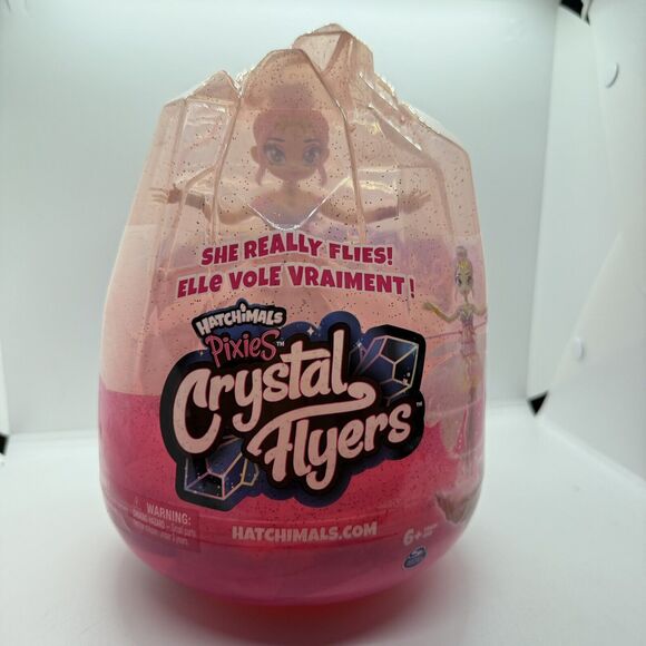 Hatchimals Pixies Crystal Flyers PINK - Flying Toy New, Sealed
